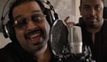 Shyamalangan and Shankar Mahadevan during 'Azhahiya Thendralae' recording. Shyamalangan and Shankar Mahadevan during 'Azhahiya Thendralae' recording.
