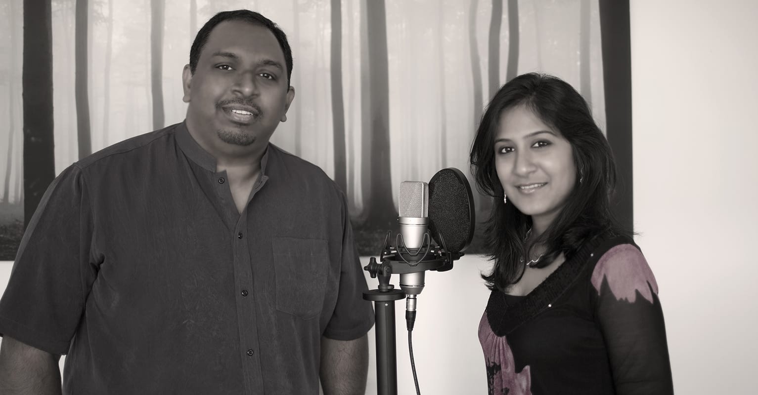 Recording session with Shweta Mohan on the song Mukile Recording session with Shweta Mohan on the song Mukile